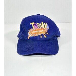 VTG 90s Totally Nickelodeon Show Universal Studios Snapback Hat Viacom Rare HTF